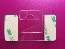 PVCPET question mark J-type 2-word glue hooks on both sides of the extensive use of store shelf display to increase sales