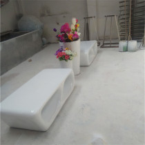 FRP abstract spot day-shaped stool landscape flower pot seat mall beautiful Chen rest chair bench sculpture