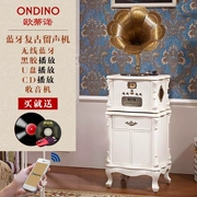 Châu Âu và Mỹ retro cổ điển máy hát không dây bluetooth loa ghi âm máy ghi âm vinyl máy CD trang trí nhà