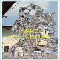 Sell transparent abstract plastic art ornaments hotel wedding special-shaped decorations icicle crystal gift