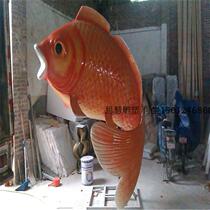 Large-scale simulation FRP carp sculpture ornaments supply various marine theme simulation painted fish sculptures