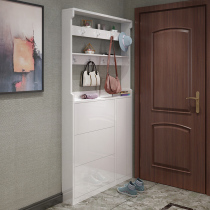 Access ultra-thin flip-over shoe cabinet home door large capacity multifunctional 17cm entrance modern simple hanger integrated