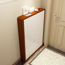 Flip bucket shoe cabinet ultra-thin 17cm simple modern paint entrance porch cabinet multifunctional storage Small House Hall Cabinet