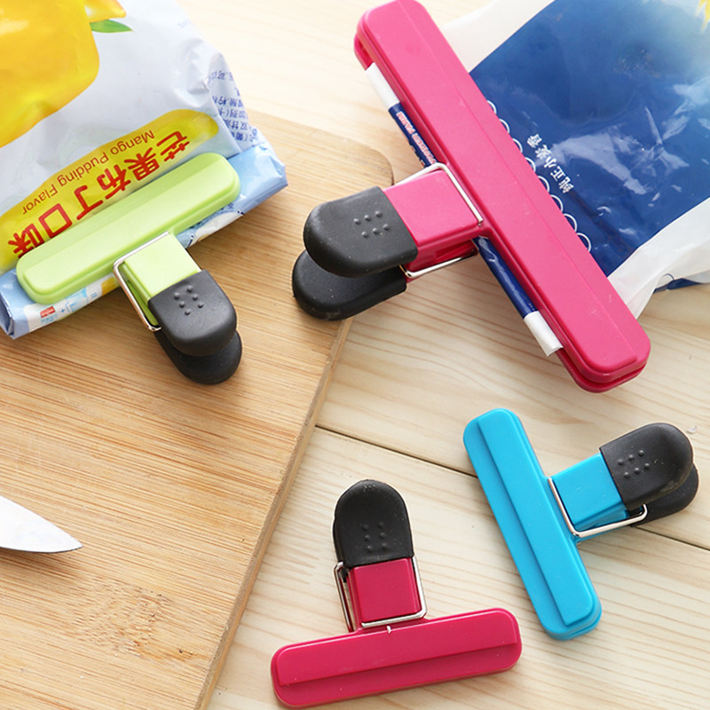 Food bag clip sealing clip packaging plastic bag clip snack potato chips sealing clip kitchen food moisture-proof fresh-keeping clip