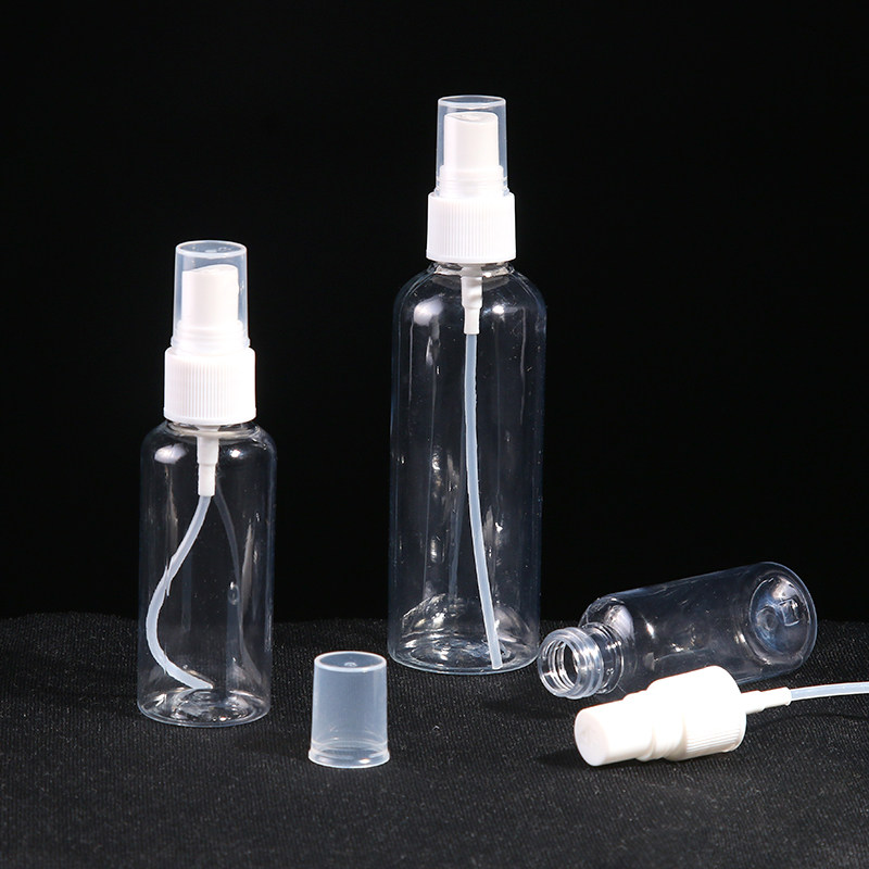 Travel portable transparent Small spray bottle Fragrance plastic Bottling Bottle Empty Bottle Creative Cosmetics Press Fine Mist Bottle