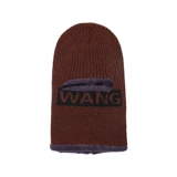 Утепленный удерживающий тепло шерстяной зимний мужской шарф, ветрозащитная вязаная шапка