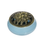 Медная курильница для благовоний для домашнего использования, керамическая анти-москитная спираль из сандалового дерева, аромотерапия