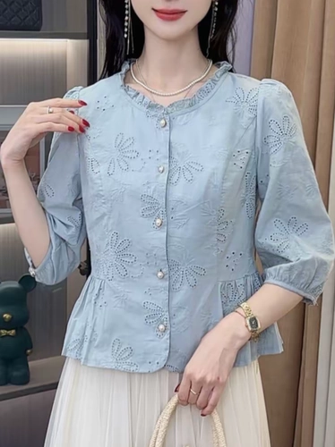 Модный универсальный мегафон, сексуальный корсет, в корейском стиле, по фигуре, V-образный вырез, с рукавом, 2025 года