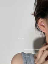 ToGetRich ear nail 2021 new wave delicate and small 100 hitch about s925 pure silver needle earring
