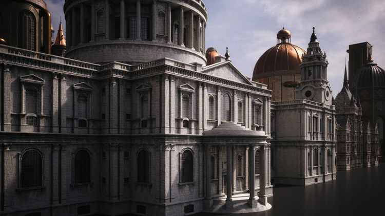 图片[4]-K031蒸汽朋克皇室贵族颓废城市史诗宏伟建筑包 格式c4d/blender/fbx/obj-cg男孩