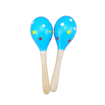 Kindergarten baby teaches early to hold wooden small sand hammer baby percussion instrument toy Jumping Dancing Children Props