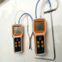 Fan duct anemometer wind pressure measuring instrument air volume meter air temperature tester flow rate pitot tube anemometer
