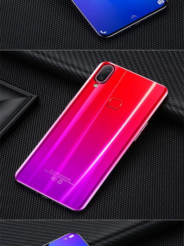 Màn hình thả nước X23S chính hãng 6,3 inch toàn màn hình Netcom 4G Android trò chơi vân tay thông minh giá sinh viên điện thoại di động - Điện thoại di động