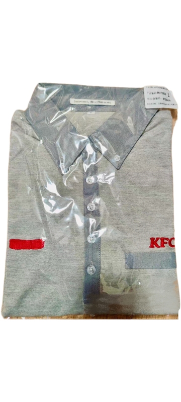 Kfc Work Uniforms for Men and Women, Short-Sleeved Polo Shirts, Kfc Uniforms, Work Clothes