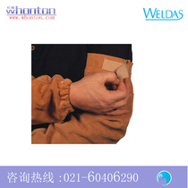 Protective hand sleeves WELDAS Velcro full leather 48CM protective hand sleeves 44-2319