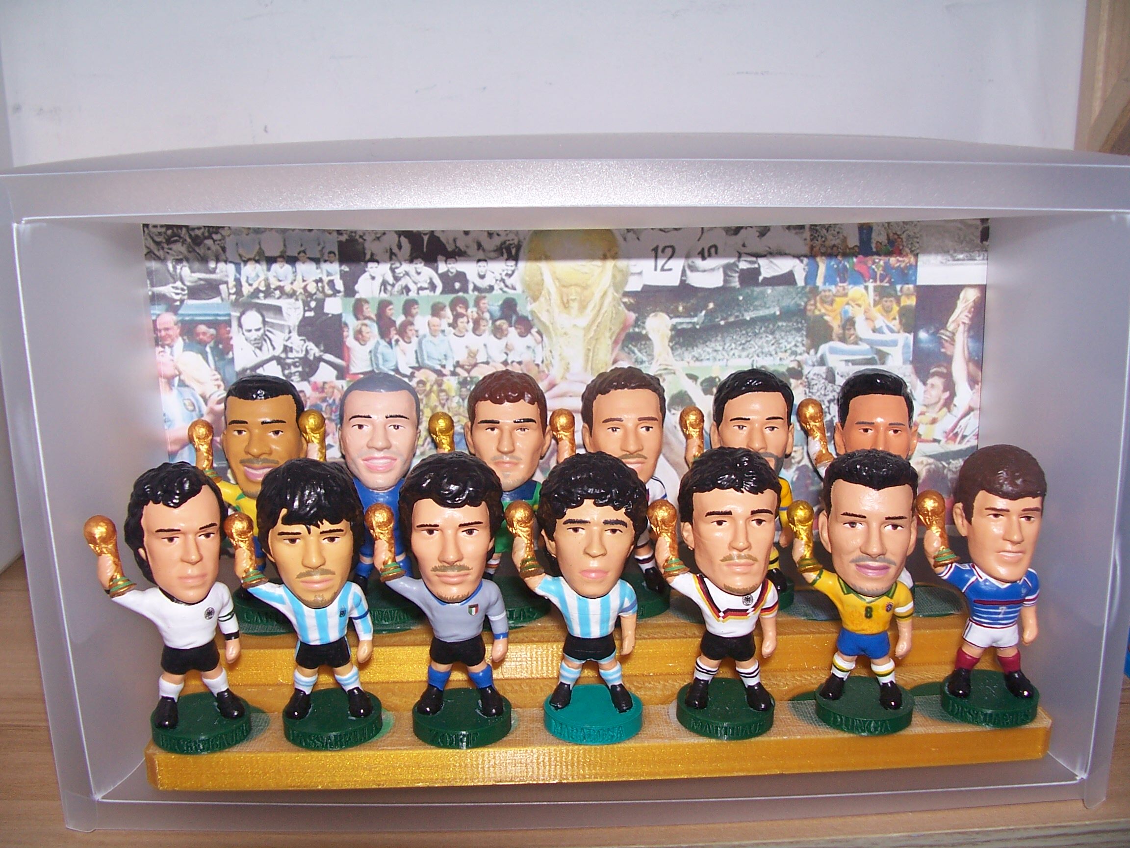 Previous World Cup Champions Set 1974-2022 Prostars Customized Star Doll Soccer Lilliputian