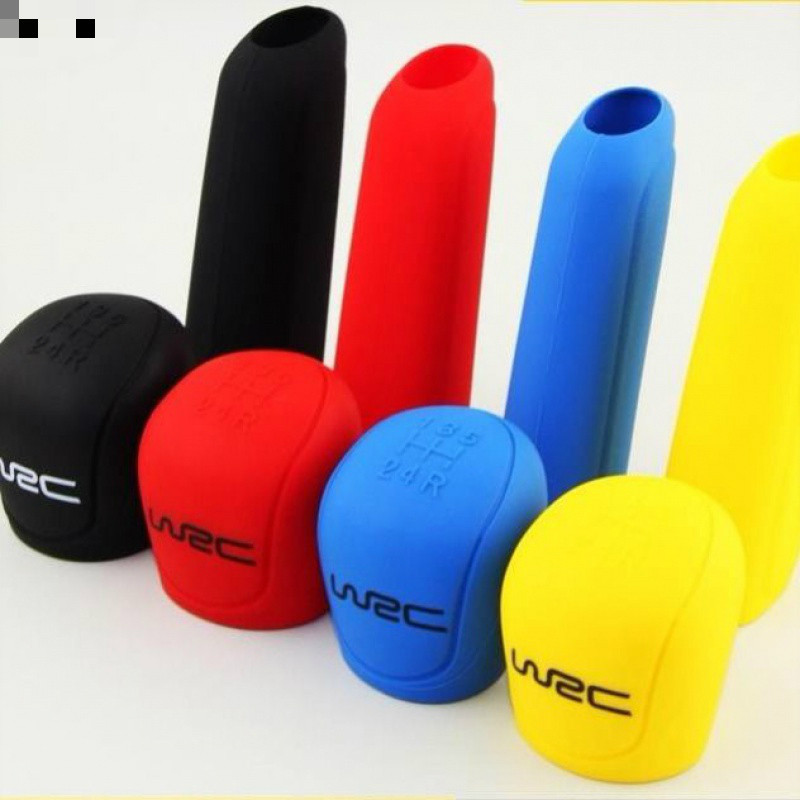 Car silica gel drainage cover universal gear shift handle cover automatic hand steak position sleeve hanging gear lever sleeve hand brake sleeve protective sleeve