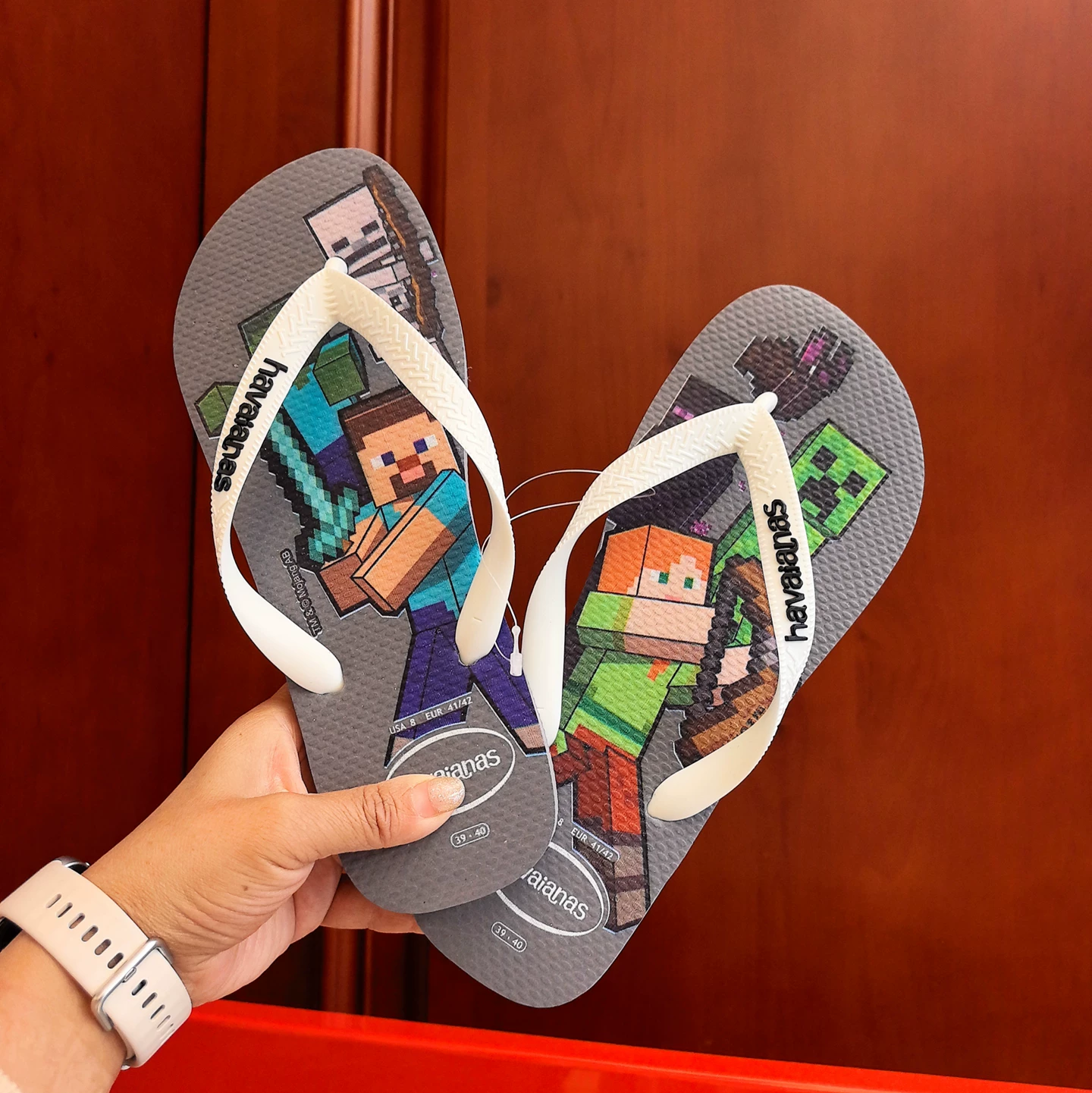 25 новых кожаных гамас Havana? flip-flops for casual wear-resistant summer beach shoes for beach vacation