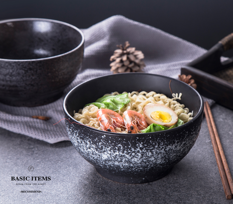 Creative Japanese ceramic bowl large rice bowls taste thousand la rainbow such as bowl bowl of fruit salad bowl dish bowl