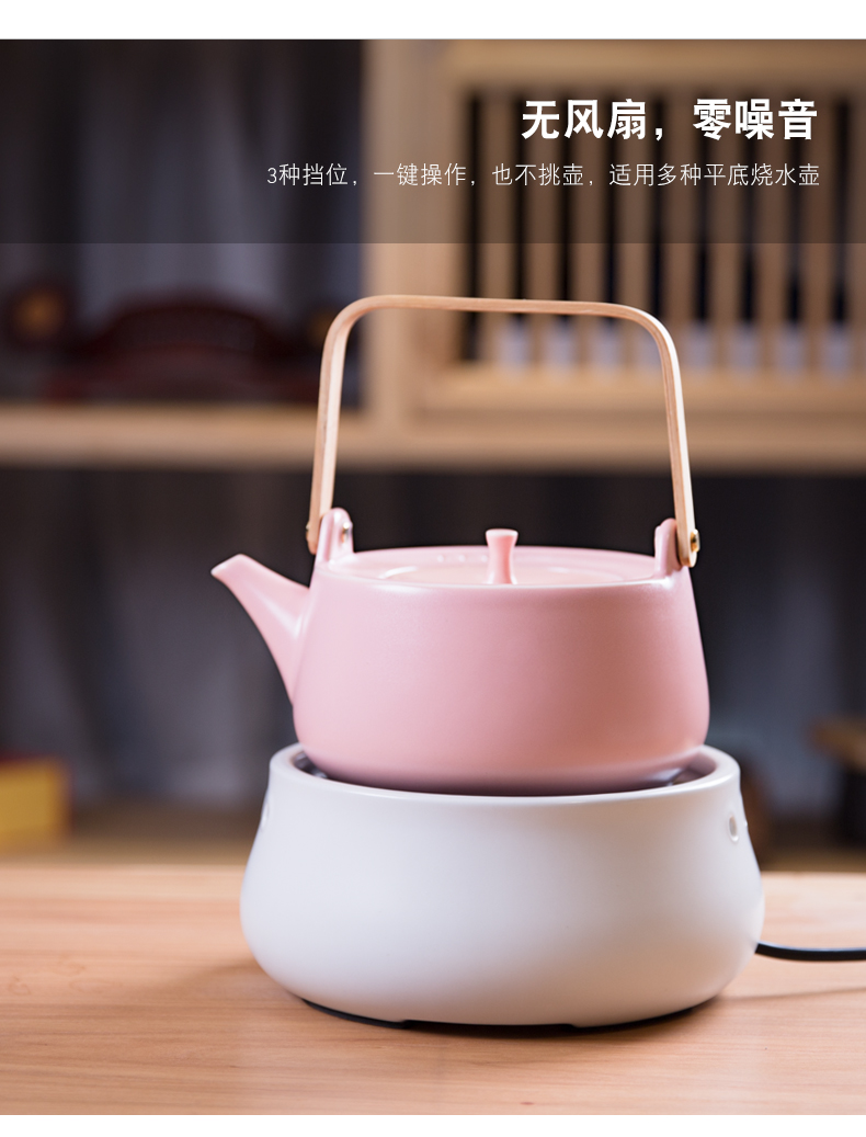 Boil the water jug kettle pink high temperature heat - resistant pot of the pot of brewing tea boiled tea, the electric TaoLu tea stove to Boil tea