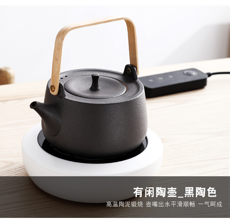 Pot of cooked Pot teapot ceramic POTS boil water glass at the spring and autumn period and the small electric teapot TaoLu boiling tea stove tea