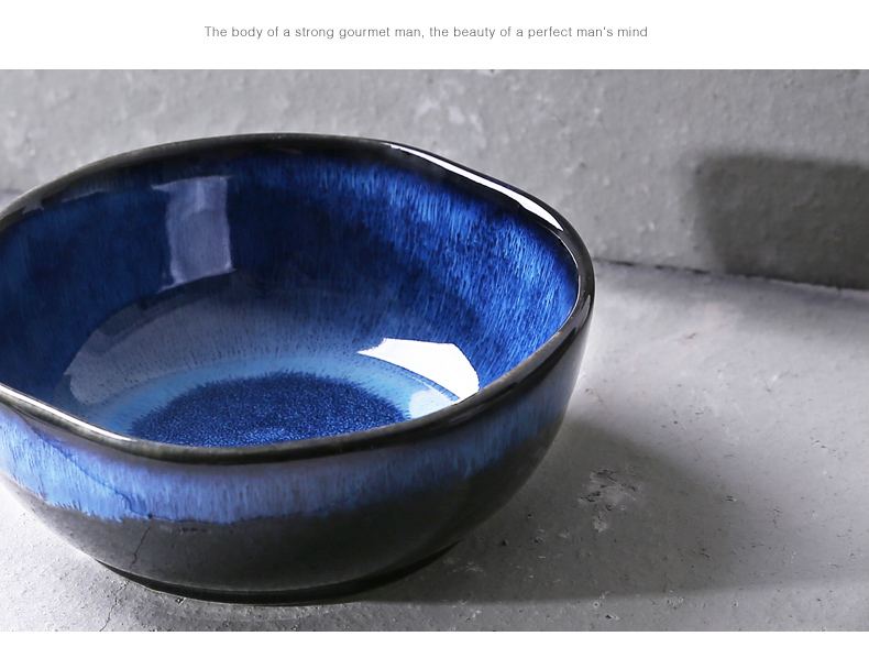 Creative profiled up ceramic bowl bowl of fruit salad bowl dessert bowl bowl of soup bowl rainbow such as bowl bowl of household