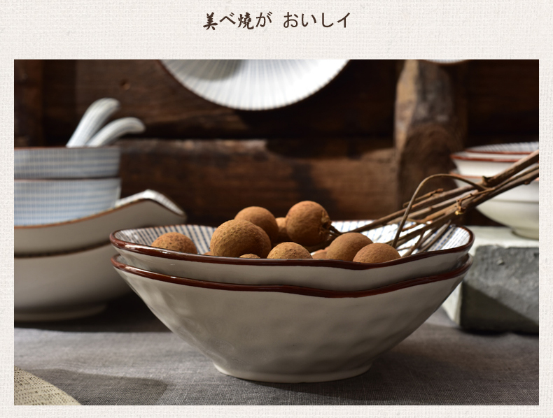 Japanese ceramics tableware feng household suit creative Korean dish dish dish bowl of rice bowls Chinese cuisine