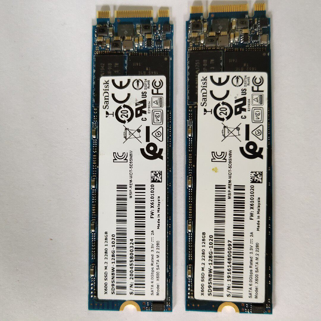 Flash di X400 Solid State 128G Hard Disk SSD M 2 2280 electrifying Time Short Health Status Good-Taobao