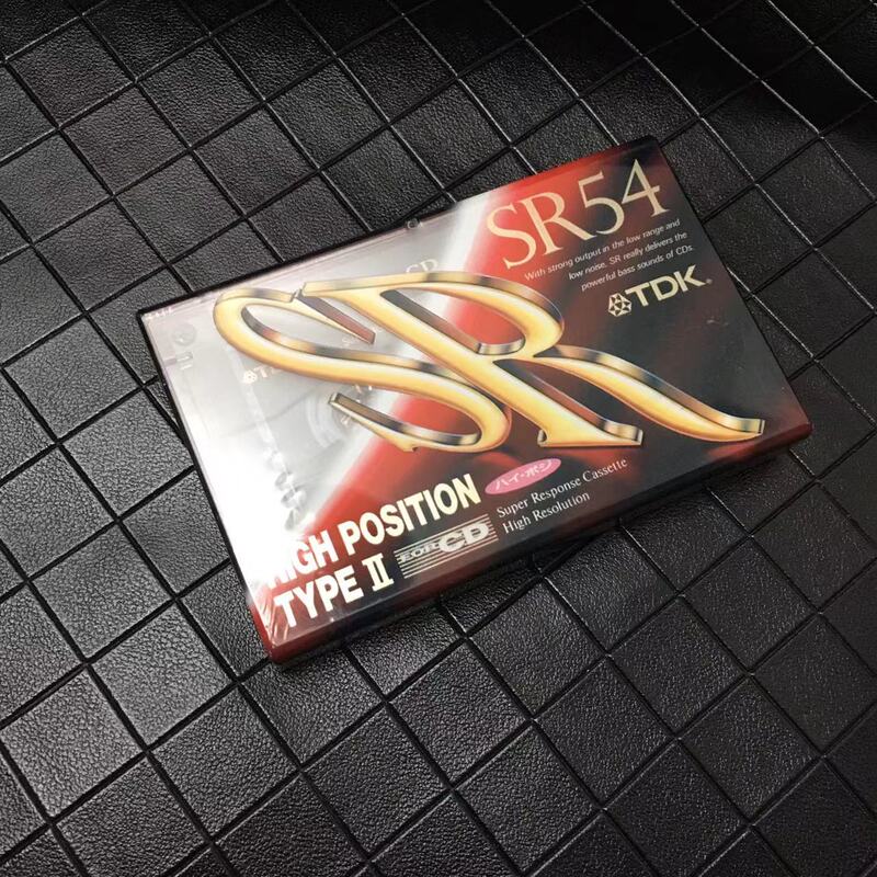 Tdk Sr Brand New Class Ii Blank Tape Japanese Audio Cassette Tape for Transcription and Recording, Three-Head High-End
