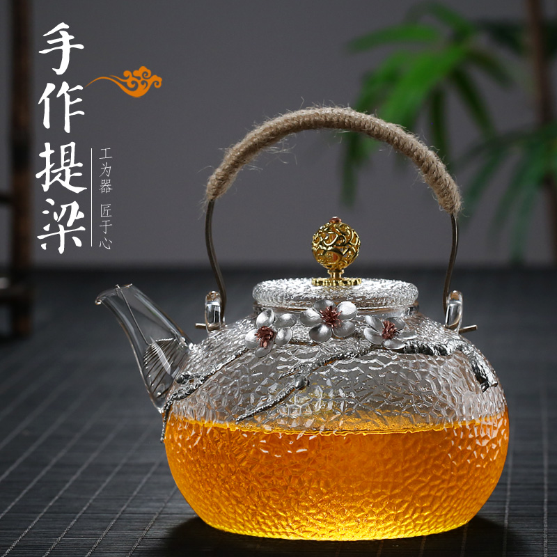 Japanese glass teapot teapot household electric ceramic stove kettle teapot single pot high temperature resistant kung fu tea cooker