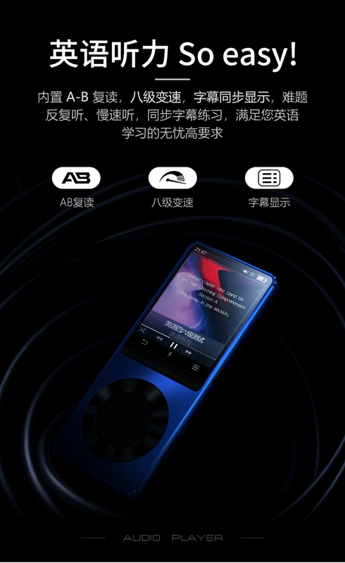 Bingjie Bluetooth mp3 sinh viên Walkman mini xách tay nữ sinh viên mp4 máy nghe thẻ siêu mỏng mp5 mp6 ​​đọc tiểu thuyết nghe các bài hát học tiếng Anh bên ngoài sách điện tử p3 p4 - Máy nghe nhạc mp3