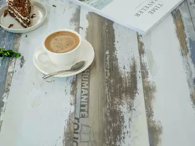 拍照背景布PVC深色旧油漆英文仿木纹摄影背景板拍照道具清仓处理