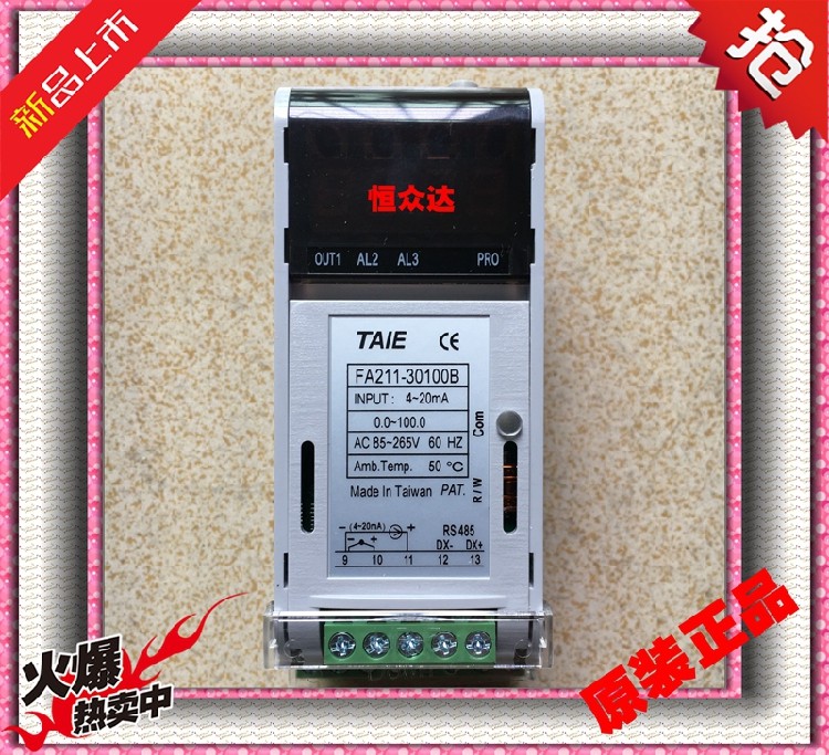 Original TAIE instrument PID temperature controller FA211-301000 FA211-30100B temperature controller