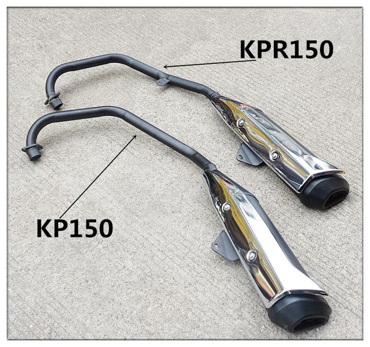 Applicable Force Sail Motorcycle LF150-10B Motorcycle version KPR150-KP150 exhaust pipe air-cooled water cooled chimney-Taobao