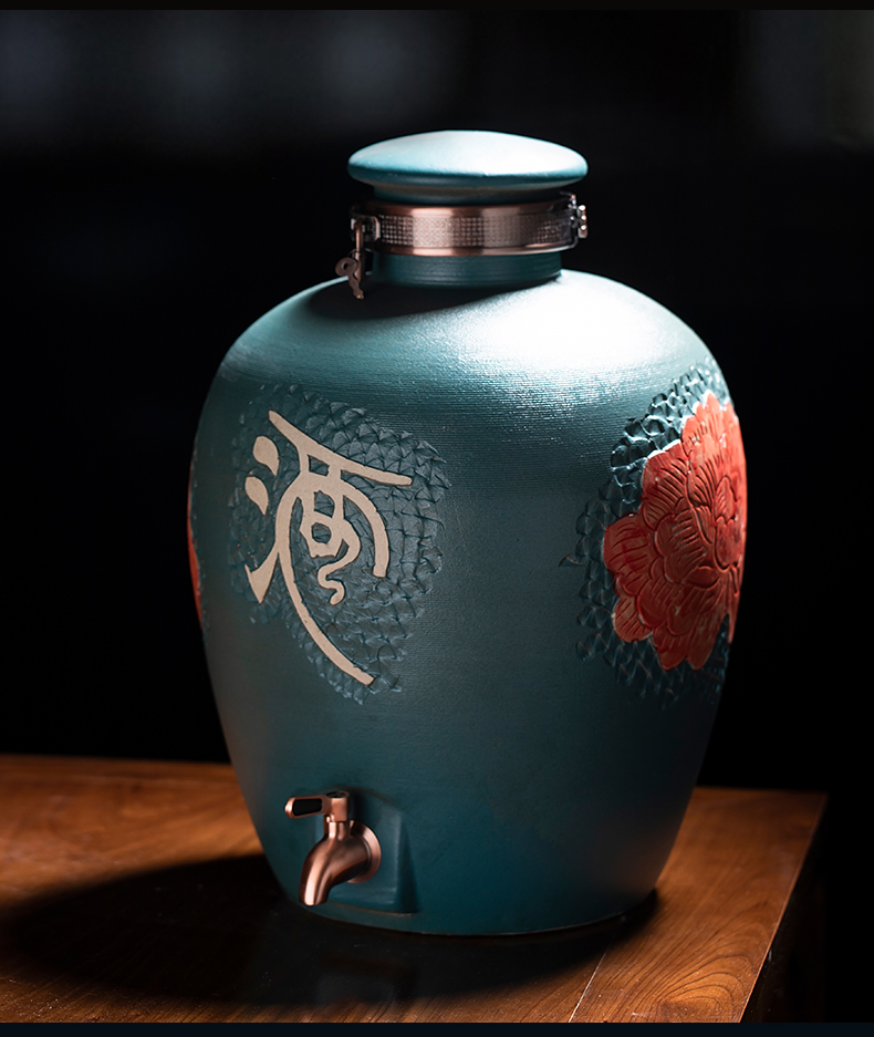 Jingdezhen ceramic jars (50 kg/pack sealing it empty home mercifully wine bottle wine jar