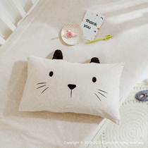 (Year-end return to the old guest) single cotton cotton cotton knitted cotton kindergarten childrens pillowcase