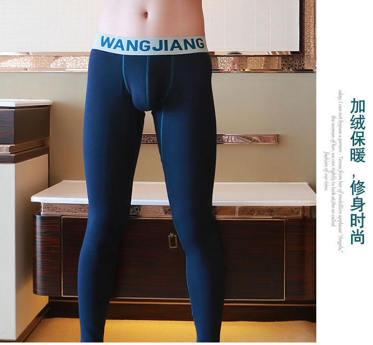 Quần ấm nam cộng với nhung dày giải phóng mặt bằng cơ sở quần lót mùa đông size lớn Quần mỏng nam mùa đông quan tat nam nu
