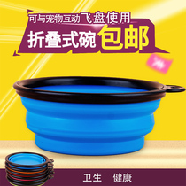 Outdoor Portable Pets Eating Bowls dogs Cat Bowls Double Supplies Puppies Cat Kittens food Drinking water Drinking water