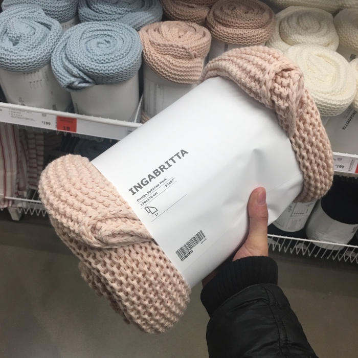 IKEA IKEA In Abrita chăn thông thường NAP chăn sofa điều hòa - Ném / Chăn chăn lông cừu loại dày