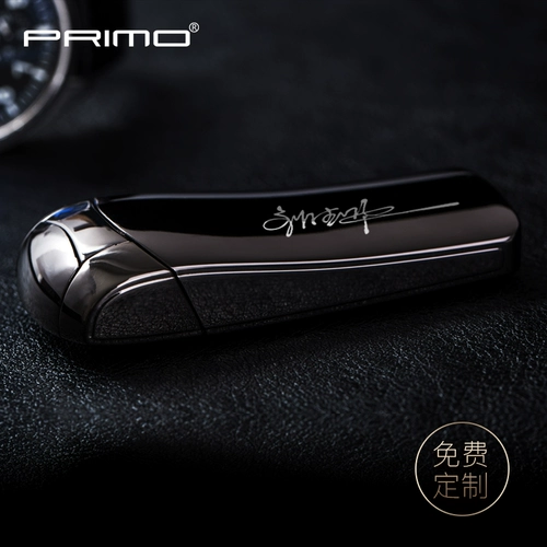 Ветрозащитная креативная модная зажигалка для друга с usb-зарядкой, подарок на день рождения, делается под заказ