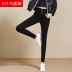 Quần yiyang nữ 2019 mới xuân cao cạp cao quần legging nữ mặc quần thun co giãn cỡ lớn quần đã mỏng - Quần tây thường Quần tây thường