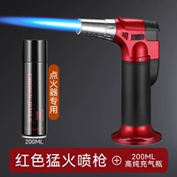 Металлический, красный, 200 мл