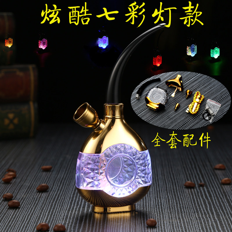 Hookah full set of water pipe pipe bucket pot multilayer filter