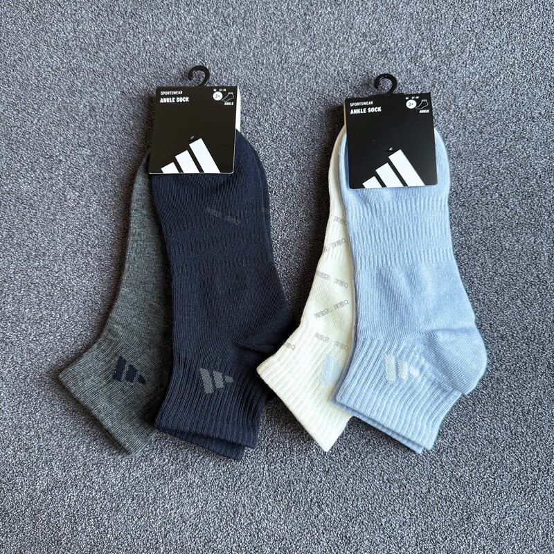 Summer New Adidas Socks for Men and Women, Mid-Calf Socks, Genuine Antibacterial and Deodorant Sports Socks, Thin Style