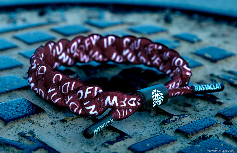 RASTACLAT chính thức loạt cụm từ sư tử nhỏ đích thực IDFWU một lần cắt và hai vòng tay ren bị hỏng vòng tay nam vàng
