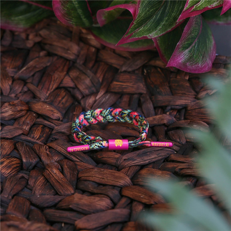 RASTACLAT chính thức loạt nhỏ phong cách sư tử nhỏ vòng tay ren nhỏ NANDI - Vòng đeo tay Clasp ngọc hồng lựu
