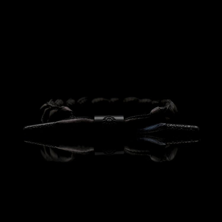 RASTACLAT chính thức xác thực sư tử nhỏ phần rung VOID cầu vồng ba chiều màu đen phản chiếu vòng đeo tay nam vòng gỗ trầm hương