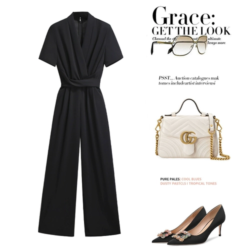 Элитный дизайнерский комбинезон, штаны, гетры, комплект, тренд сезона, городской стиль, яркий броский стиль, высокая талия