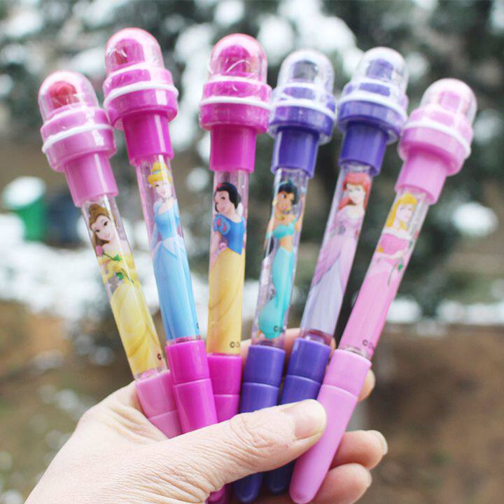 Seal bubble pen vibrato same multi-functional student light roller seal four-in-one princess children's ballpoint pen