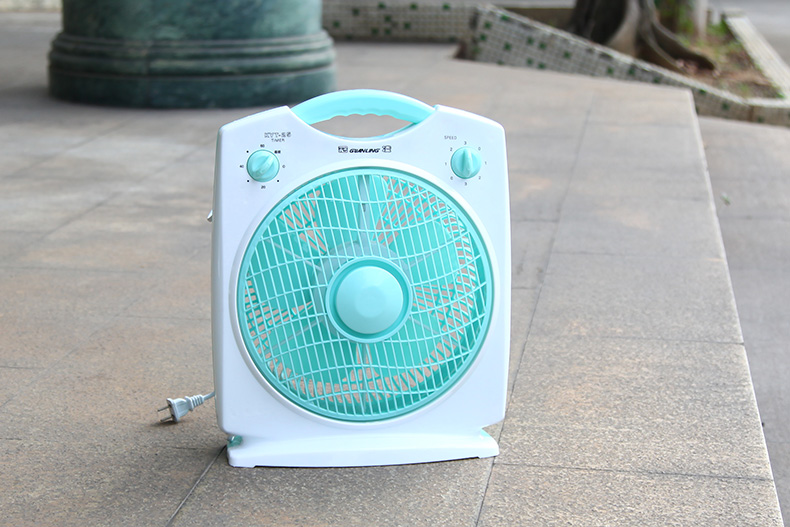 Guan Ling Mei Yi tĩnh quạt máy tính để bàn trang chủ câm may mắn quạt sinh viên ký túc xá 10 inch nhỏ quạt bàn - Quạt điện quạt tích điện cầm tay